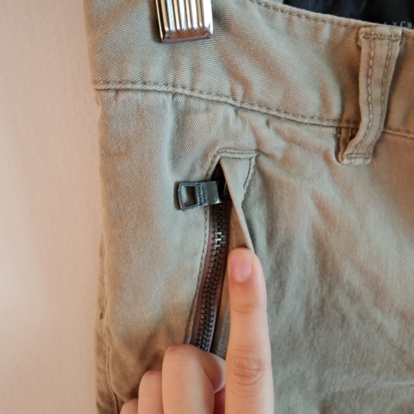 Armani Exchange Slim Cargo Pants in tan - Picture 5 of 9